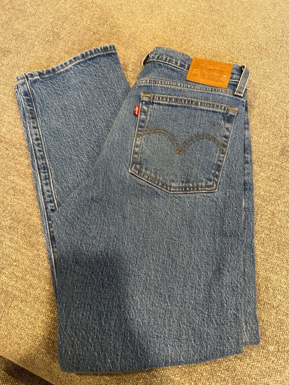 Levi's Women’s Blue Straight-Leg Jeans